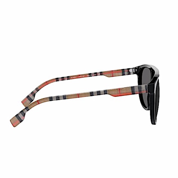 COPY - Burberry Polarized black Square unisex Sunglasses BE4302 300283 56 - Picture 4 of 8